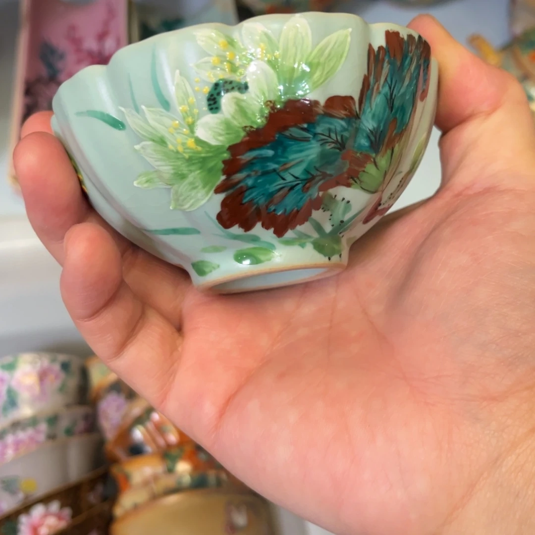 柴烧手工手绘陶瓷