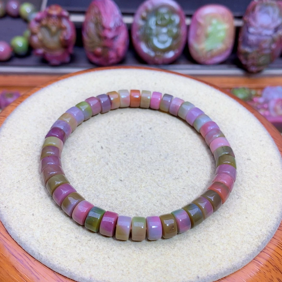 玛瑙手链未镶嵌盐源