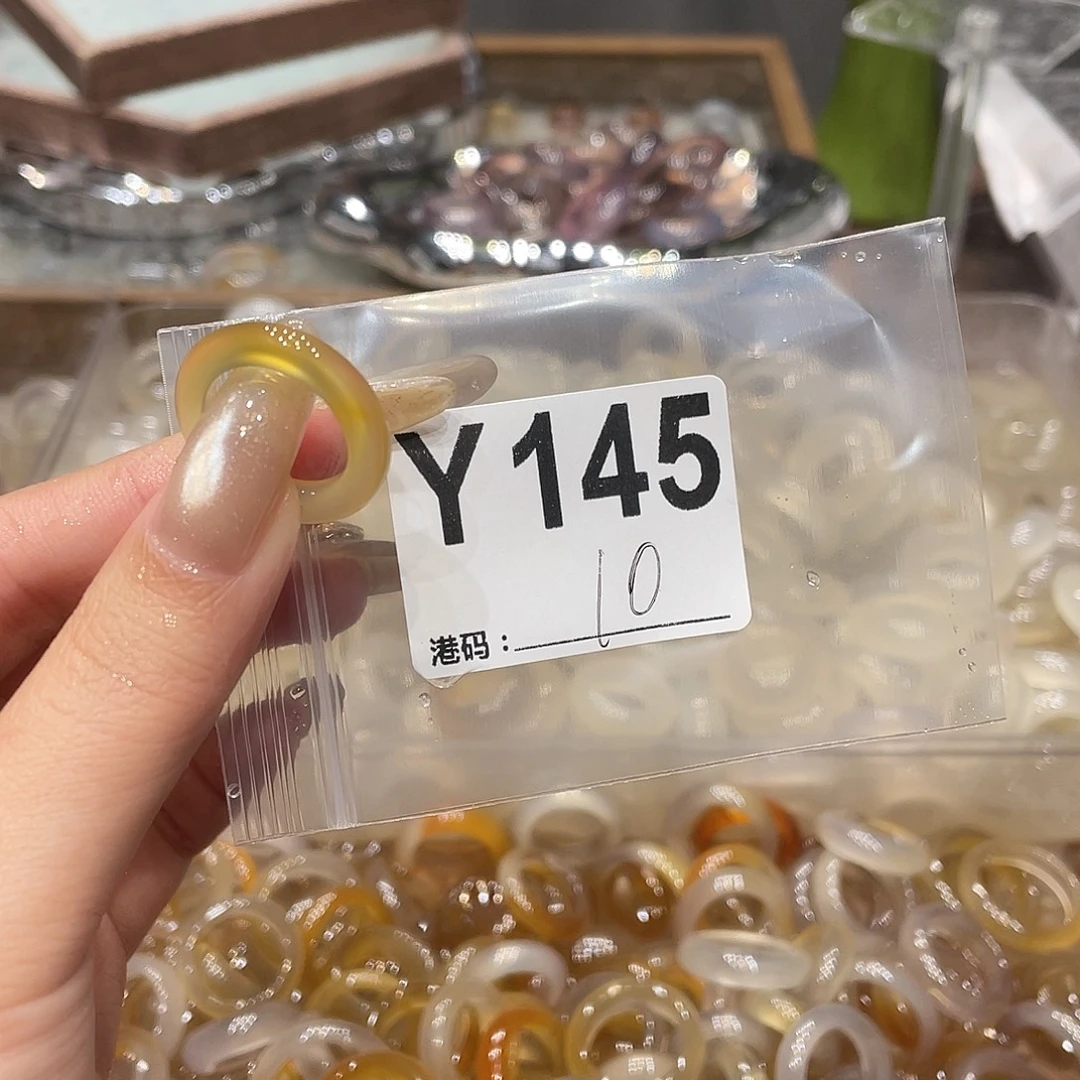 玛瑙/玉髓未镶嵌戒指145