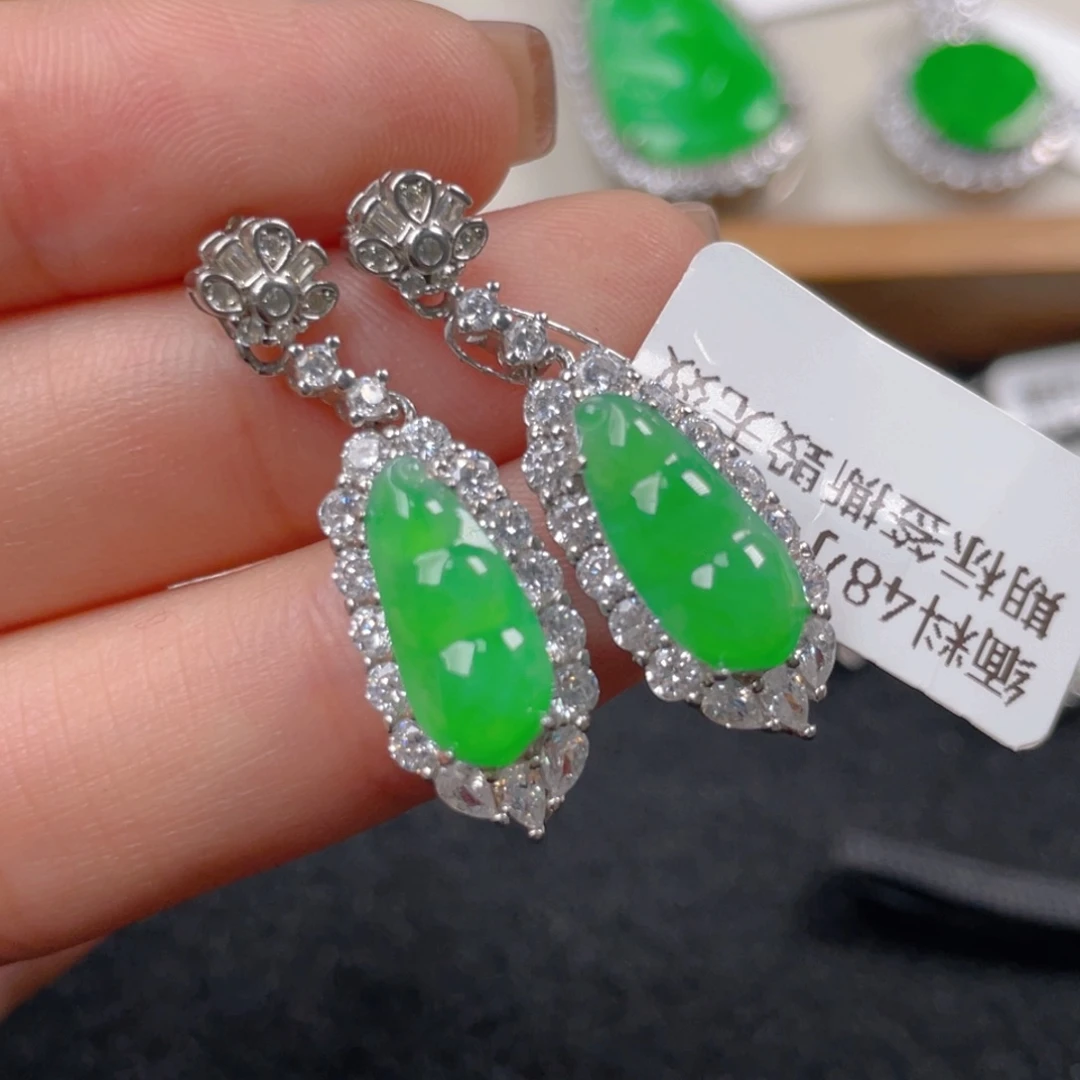 翡翠颈饰银S925镶嵌b h h j j