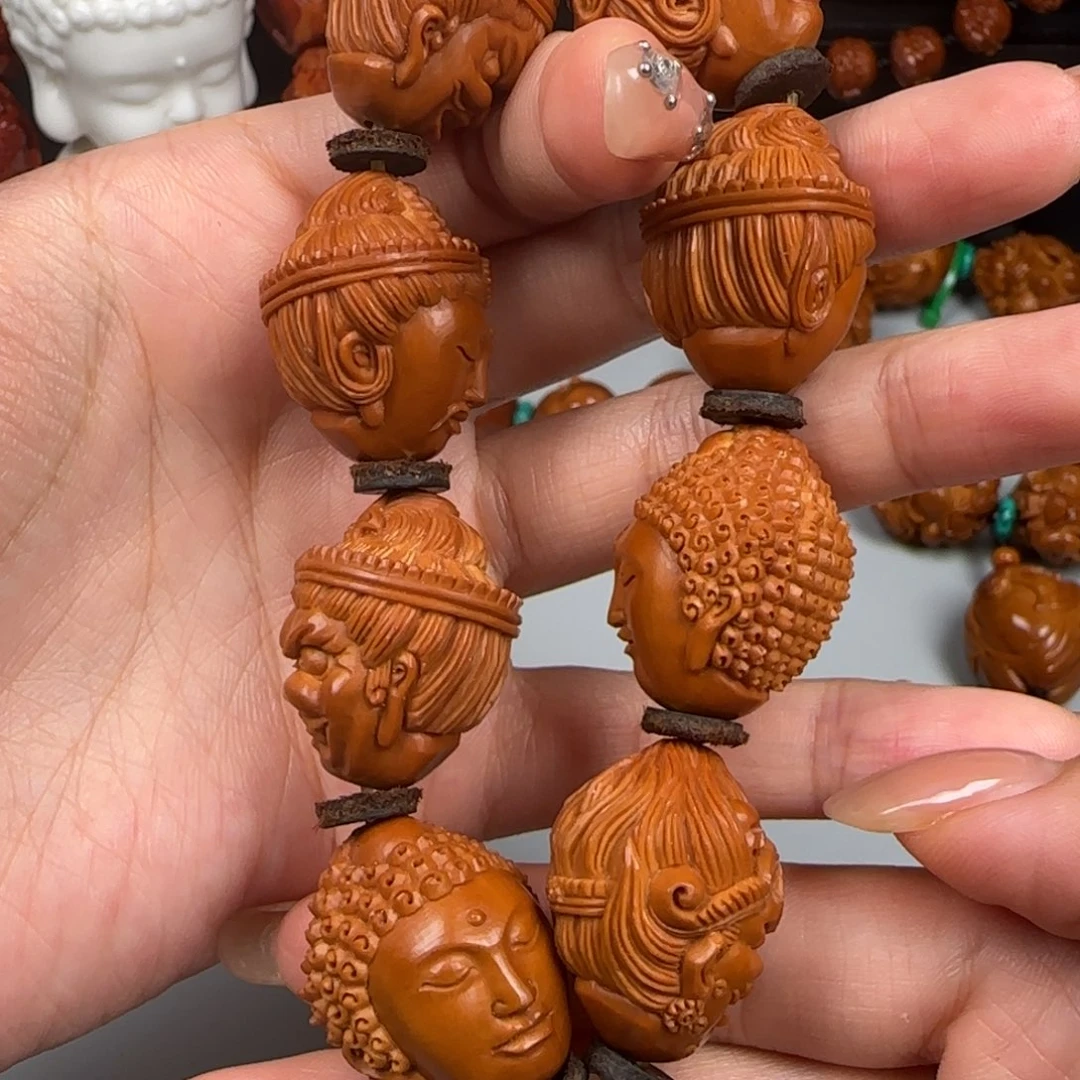 吊坠橄榄核万佛朝宗