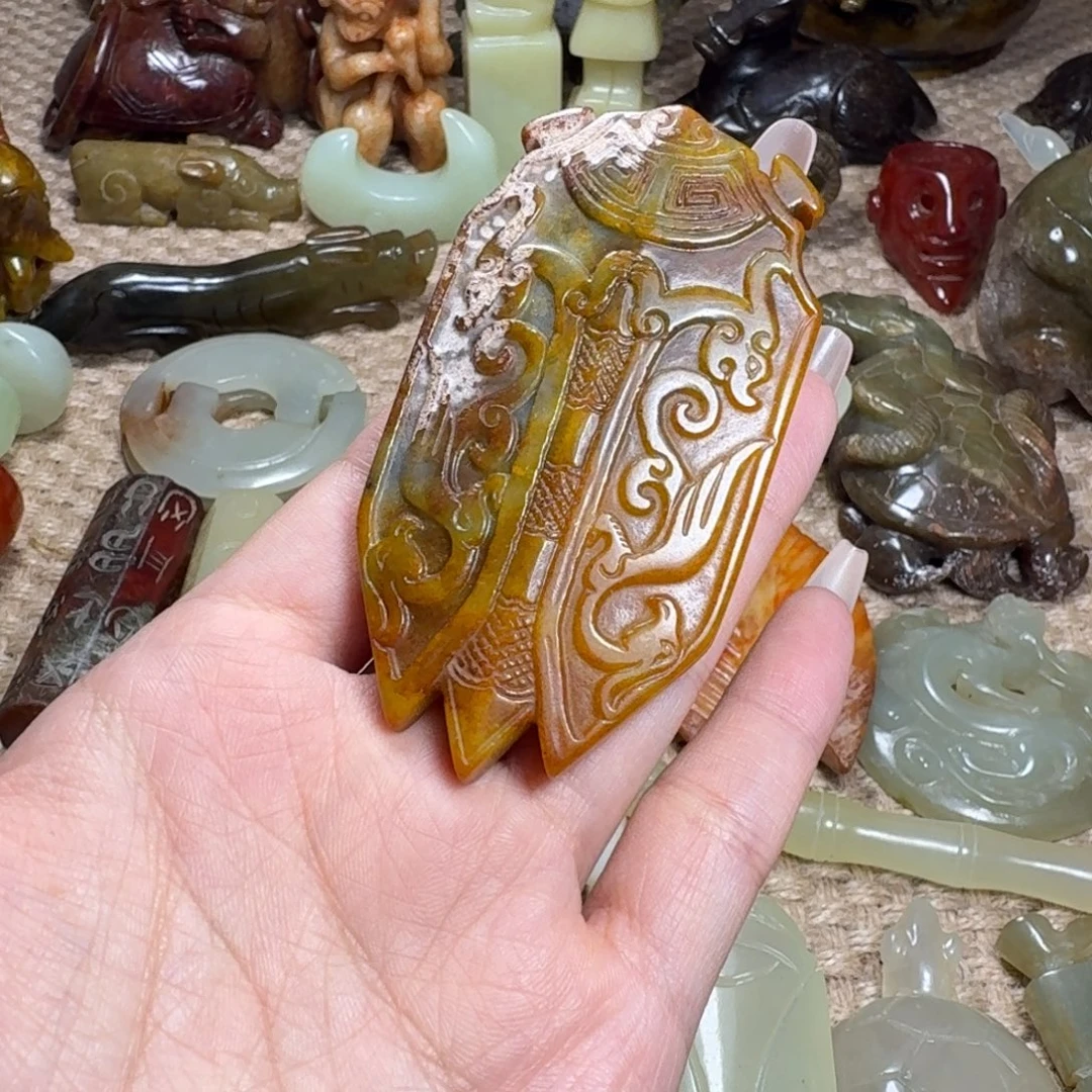 白玉菩提吊坠挂件