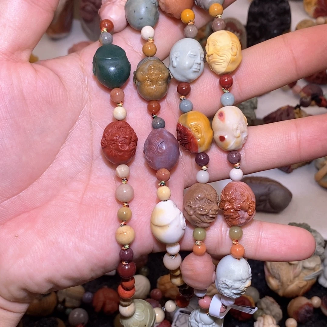 石英质玉（阿拉善玉）未镶嵌手串