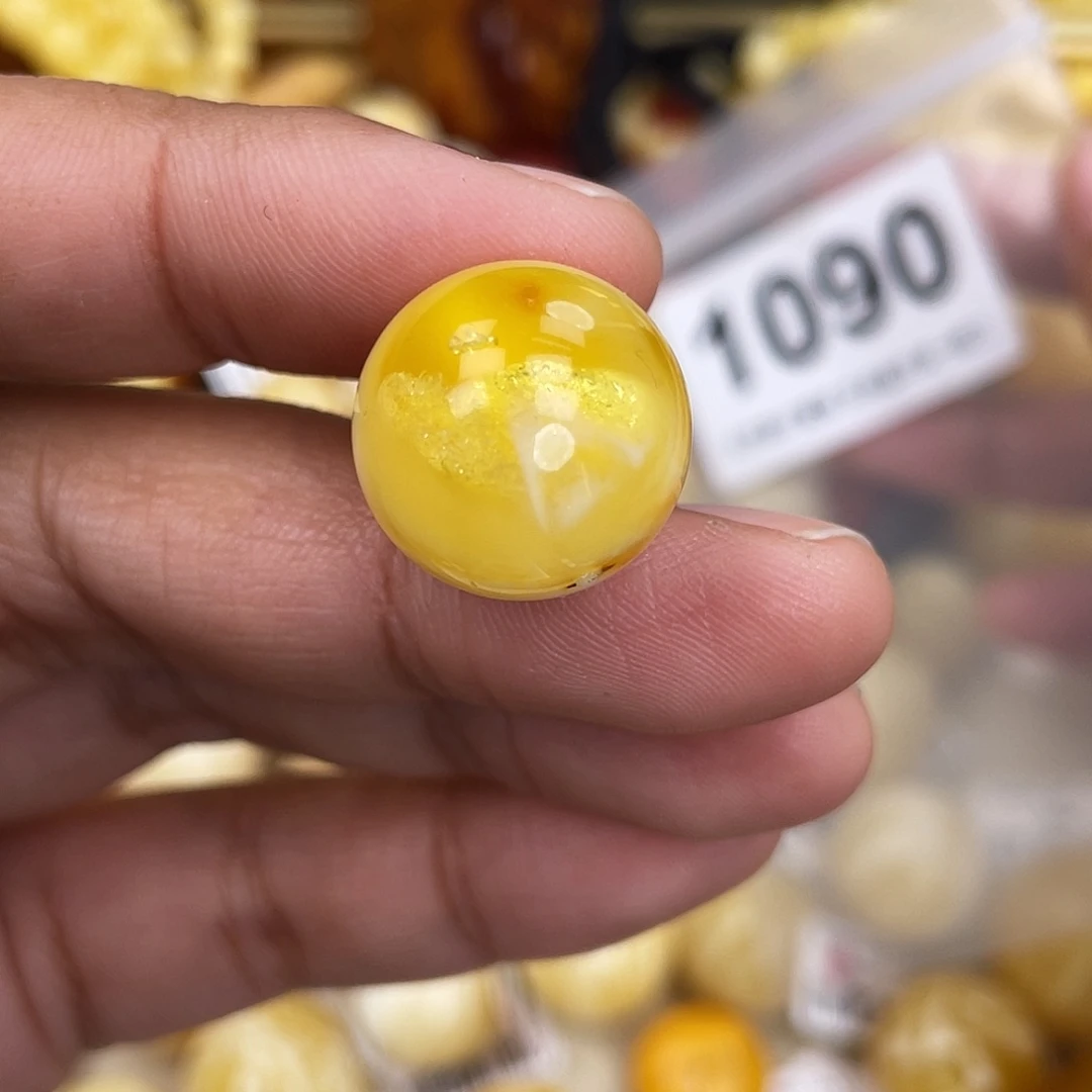 蜜蜡未镶嵌珠宝奇石粉17.2