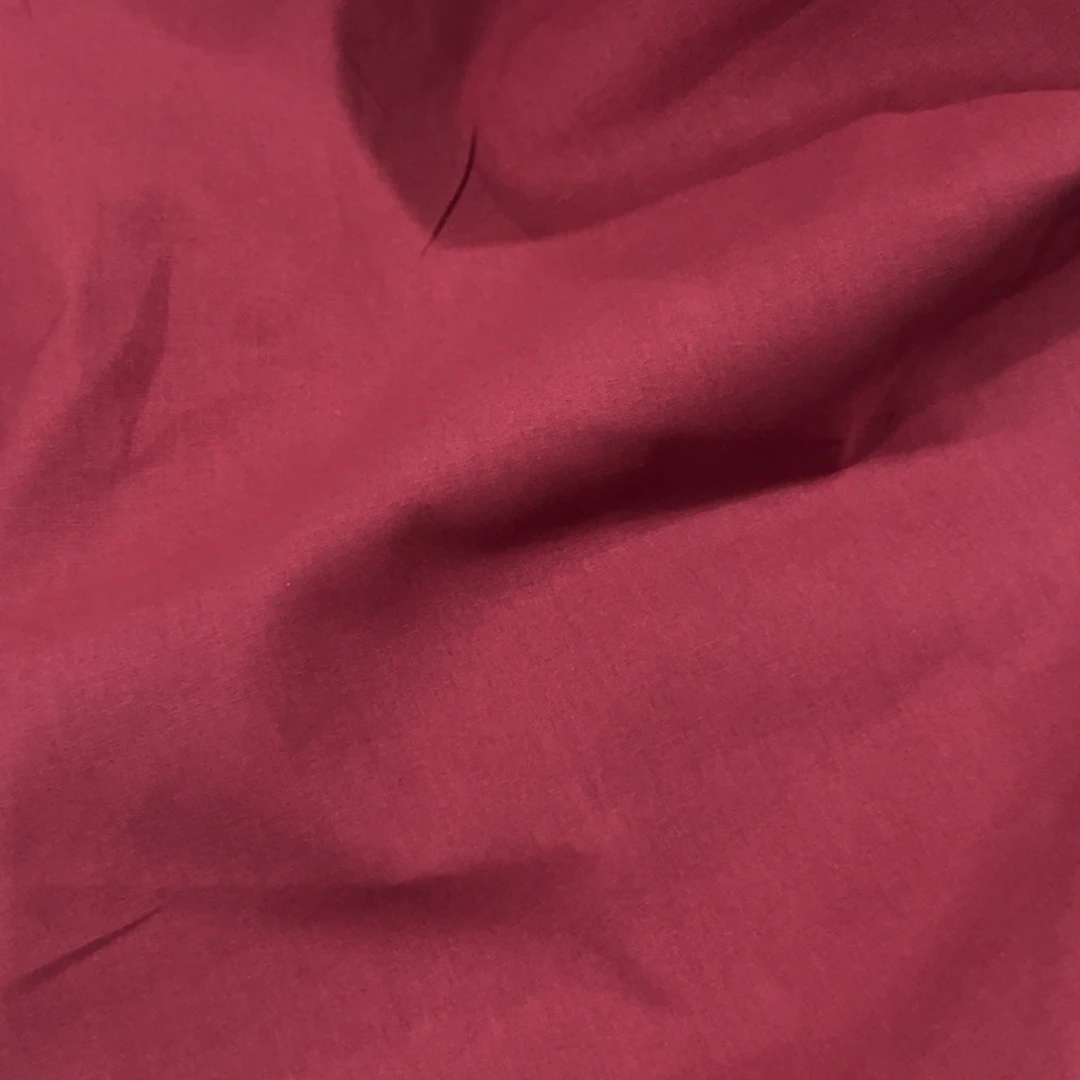 新款纯棉平布一米价1.1米宽地卷酒红