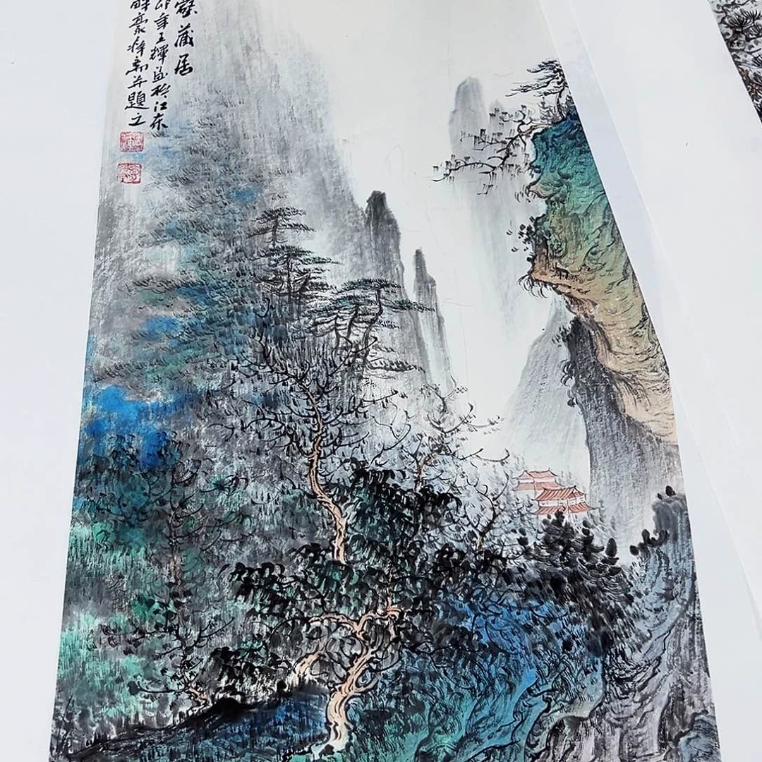 国画事事顺心如意万事如意