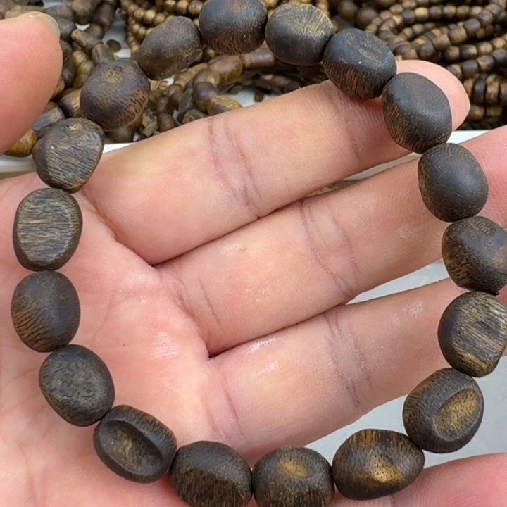 手串沉香小*张勺子手串10克加