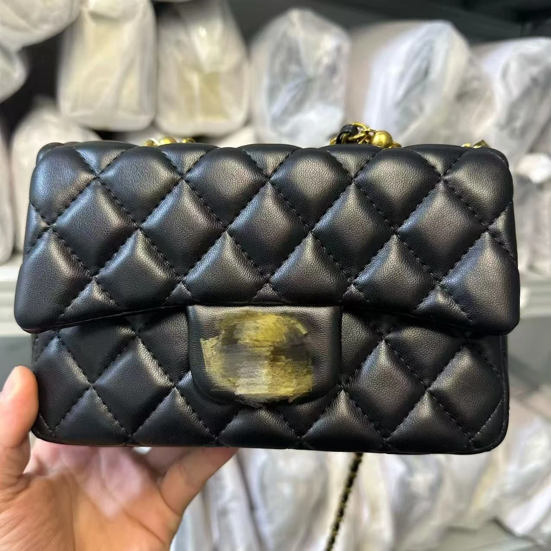 【A012】新款时尚轻奢单肩斜跨包包 黑