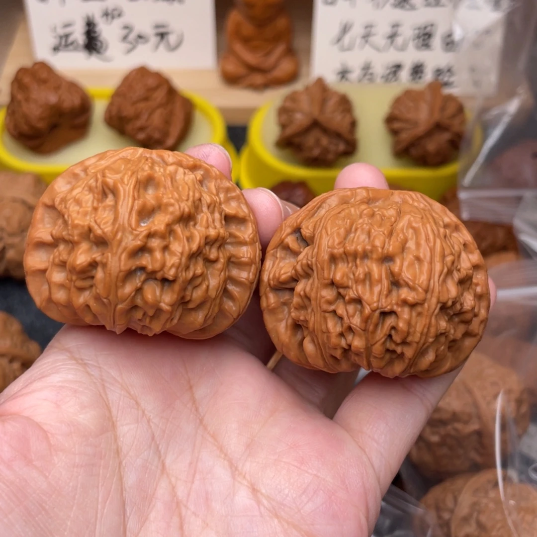 文玩核桃把件狮子45