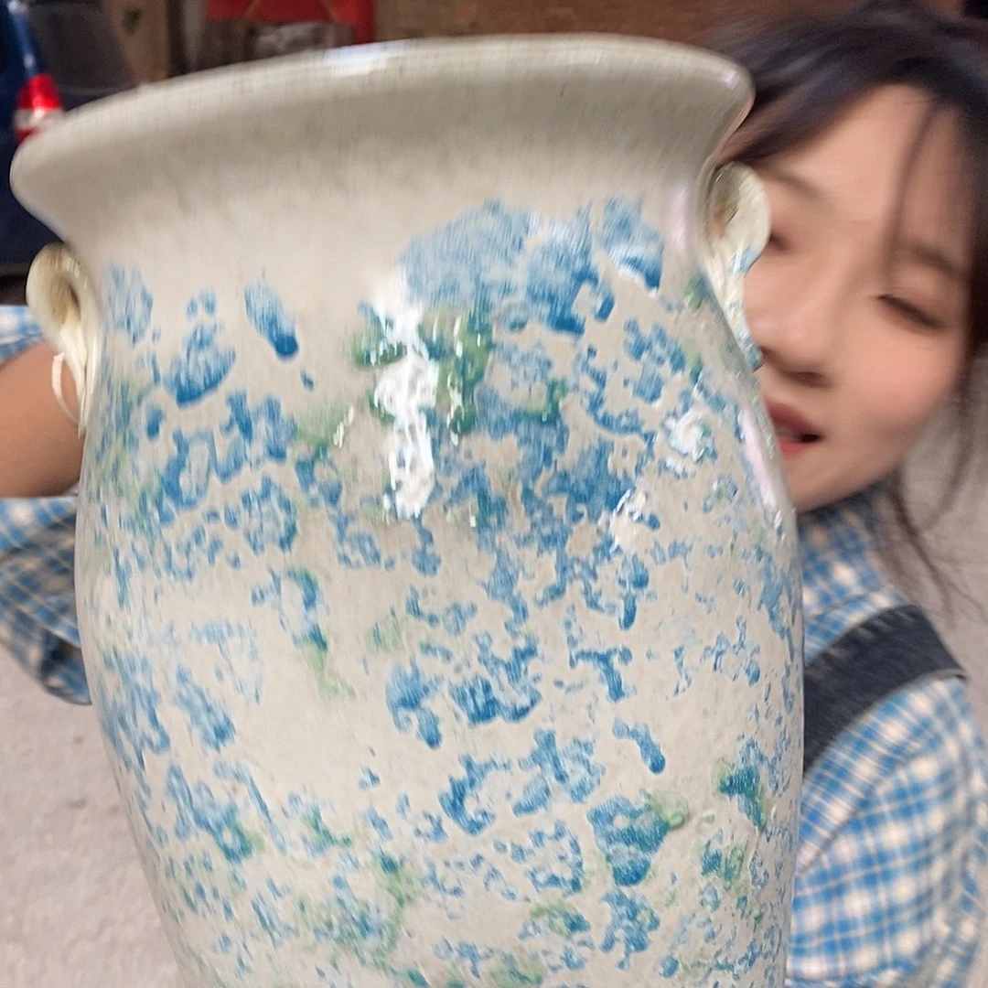 紫砂花盆口径口径20高32