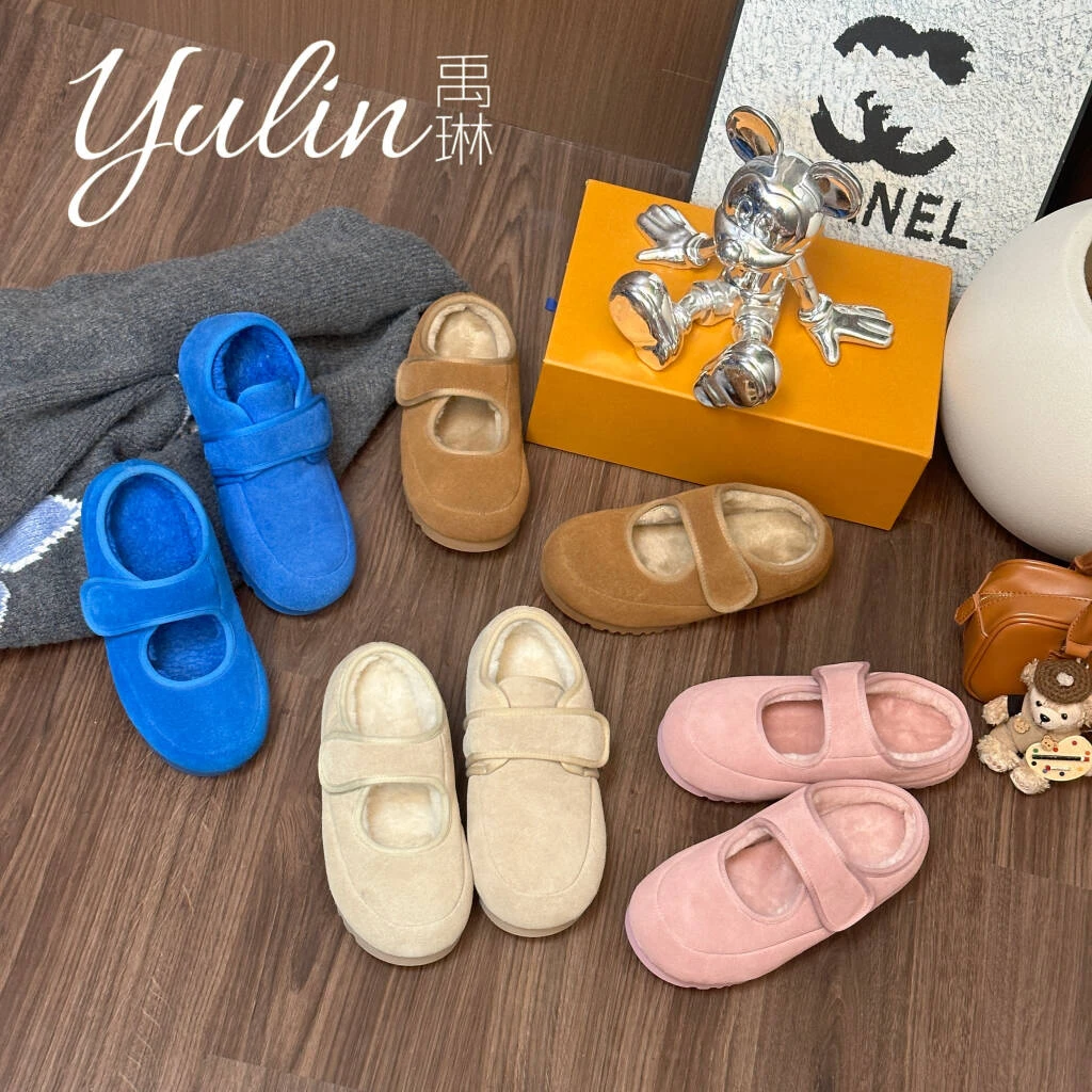 【YULIN】2.0版本（半包/全包款）泡芙玛丽珍魔术贴厚底雪地靴