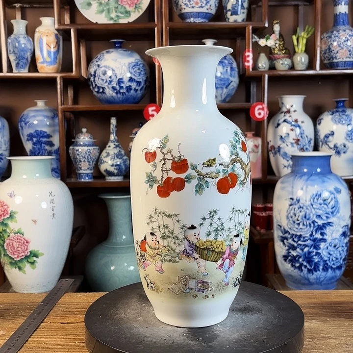 陶瓷景德镇陶瓷赏瓶