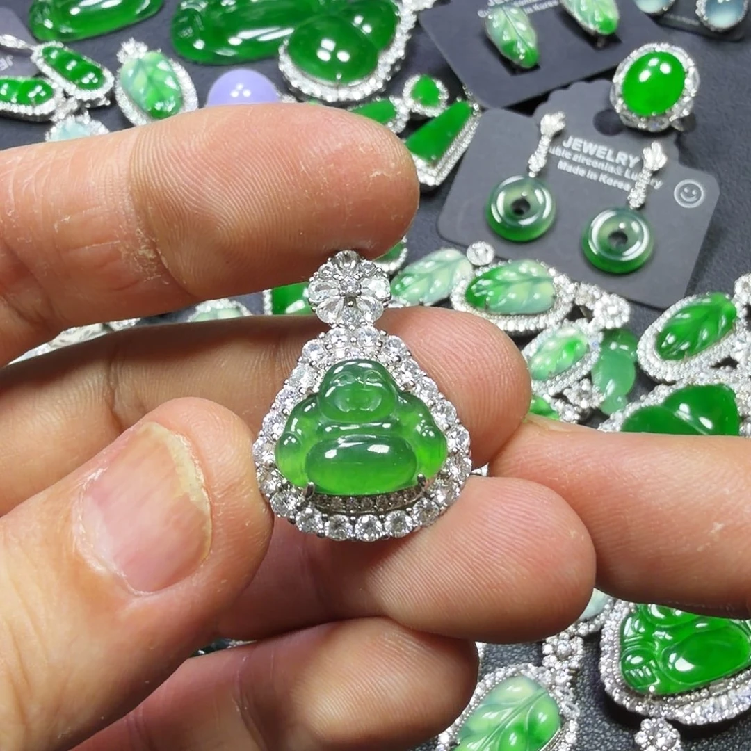 翡翠未镶嵌吊坠(不含链)723吊坠