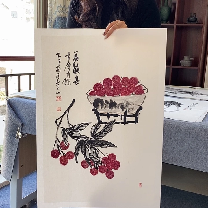 国画纯手绘国画写意作品45*68