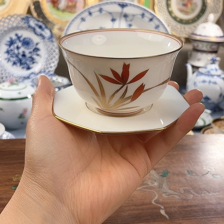 中古欧瓷瓷器小房子