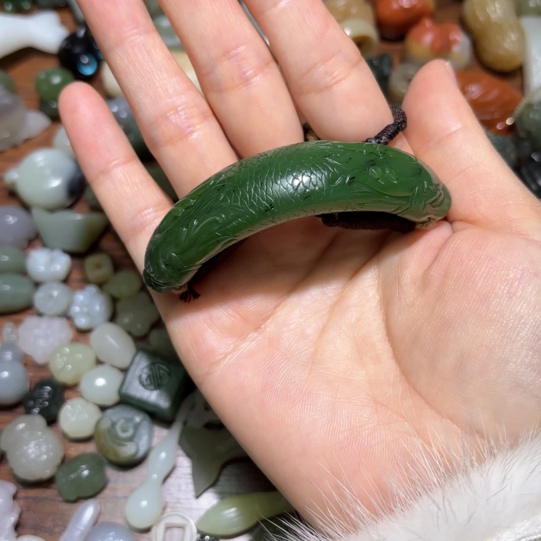 和田玉珠宝半成品未镶嵌