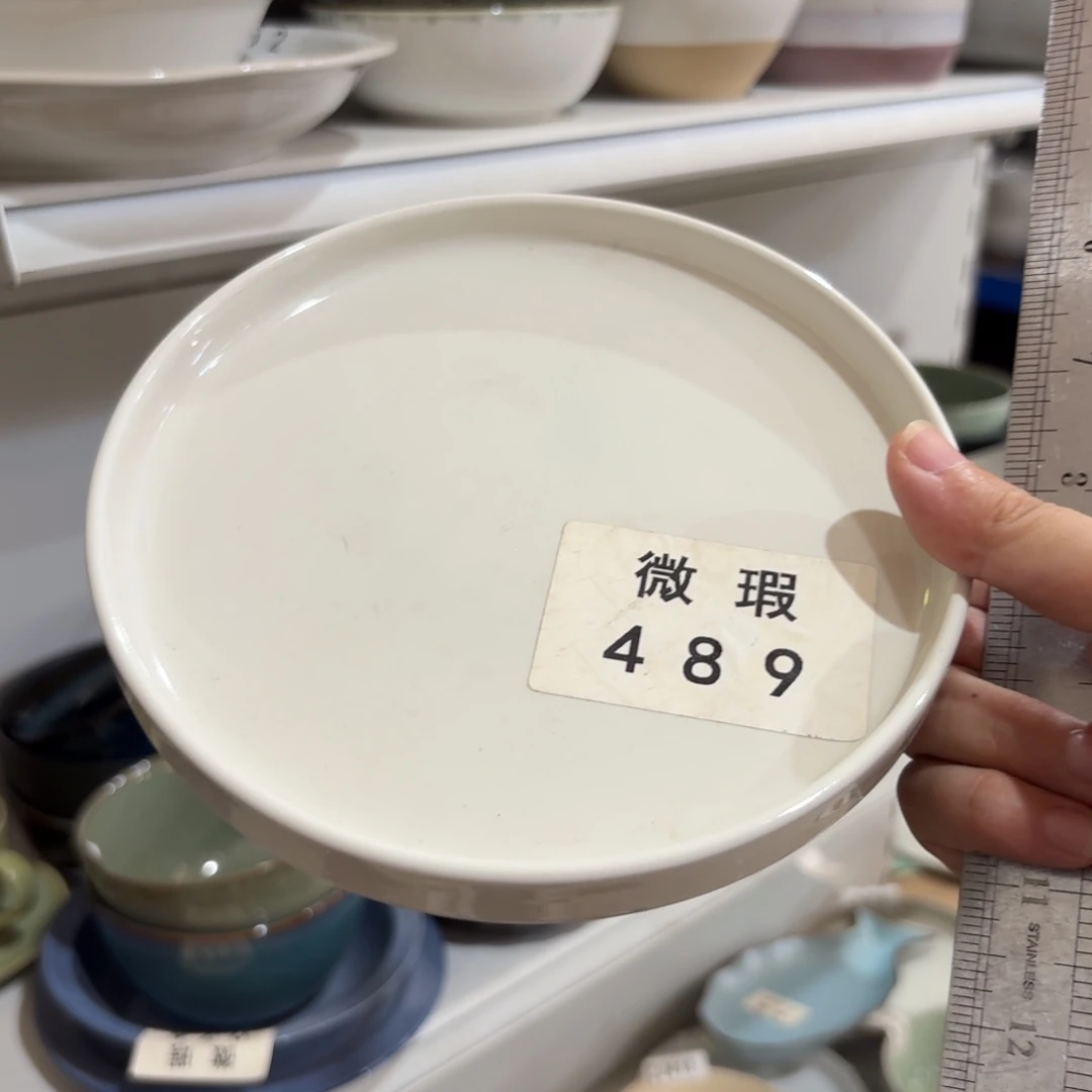 陶瓷489 微瑕陶瓷餐具2个