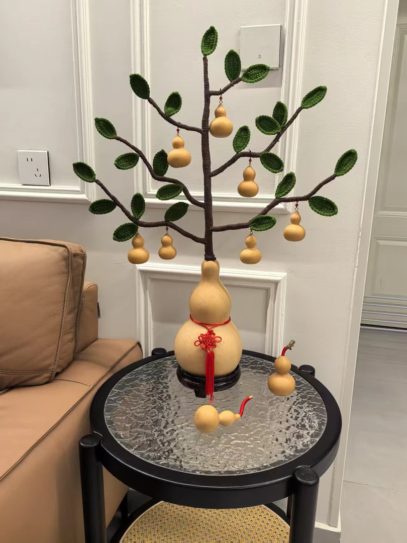 【如意葫芦】一物一拍多用链接手把葫芦，葫芦摆件一根藤上七个娃