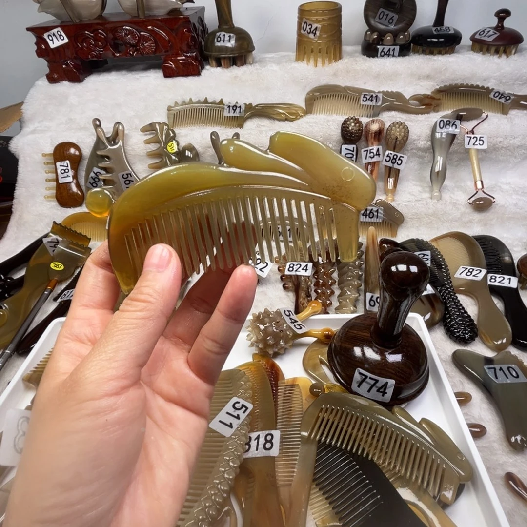 牛角牛角梳牛角梳子