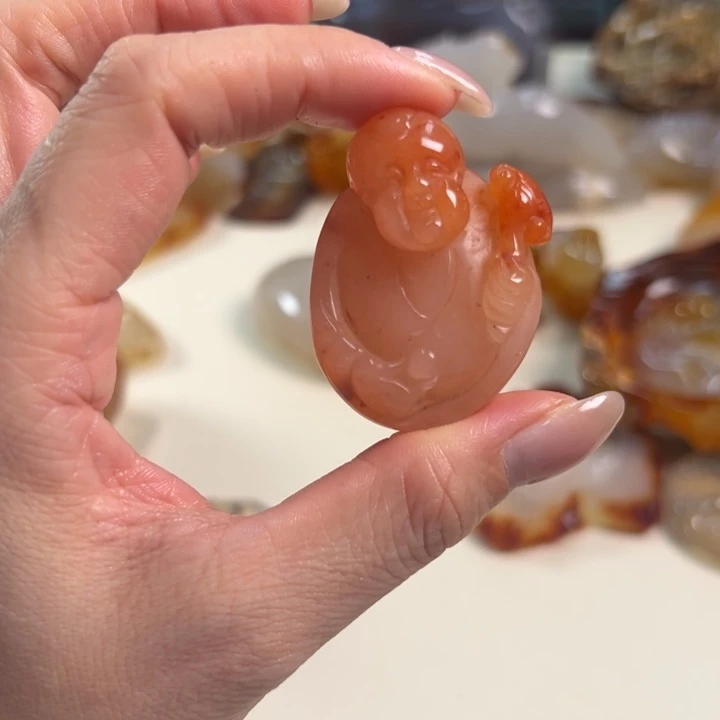 玛瑙/玉髓吊坠(不含链)未镶嵌