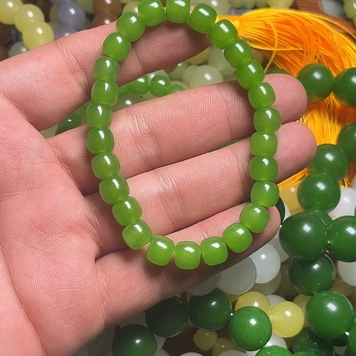 苹果绿老型8mmmm手链
