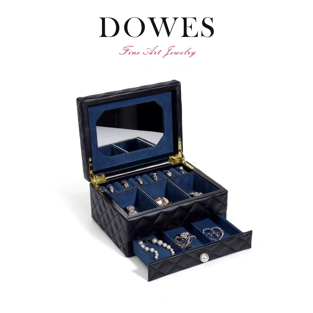 DOWES 首饰盒/箱 925银镶合成立方氧化锆奢华 2499特惠大礼盒