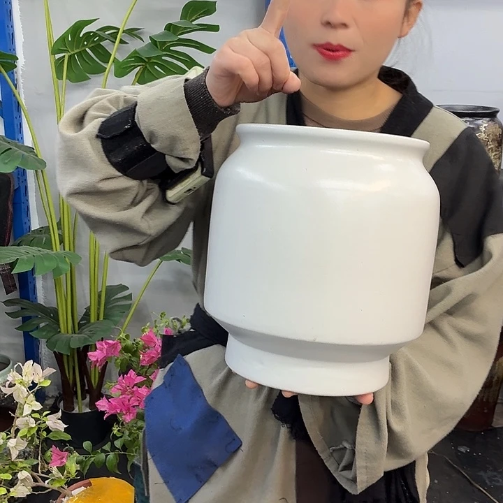 20×27 -粗陶花盆有孔-买买买