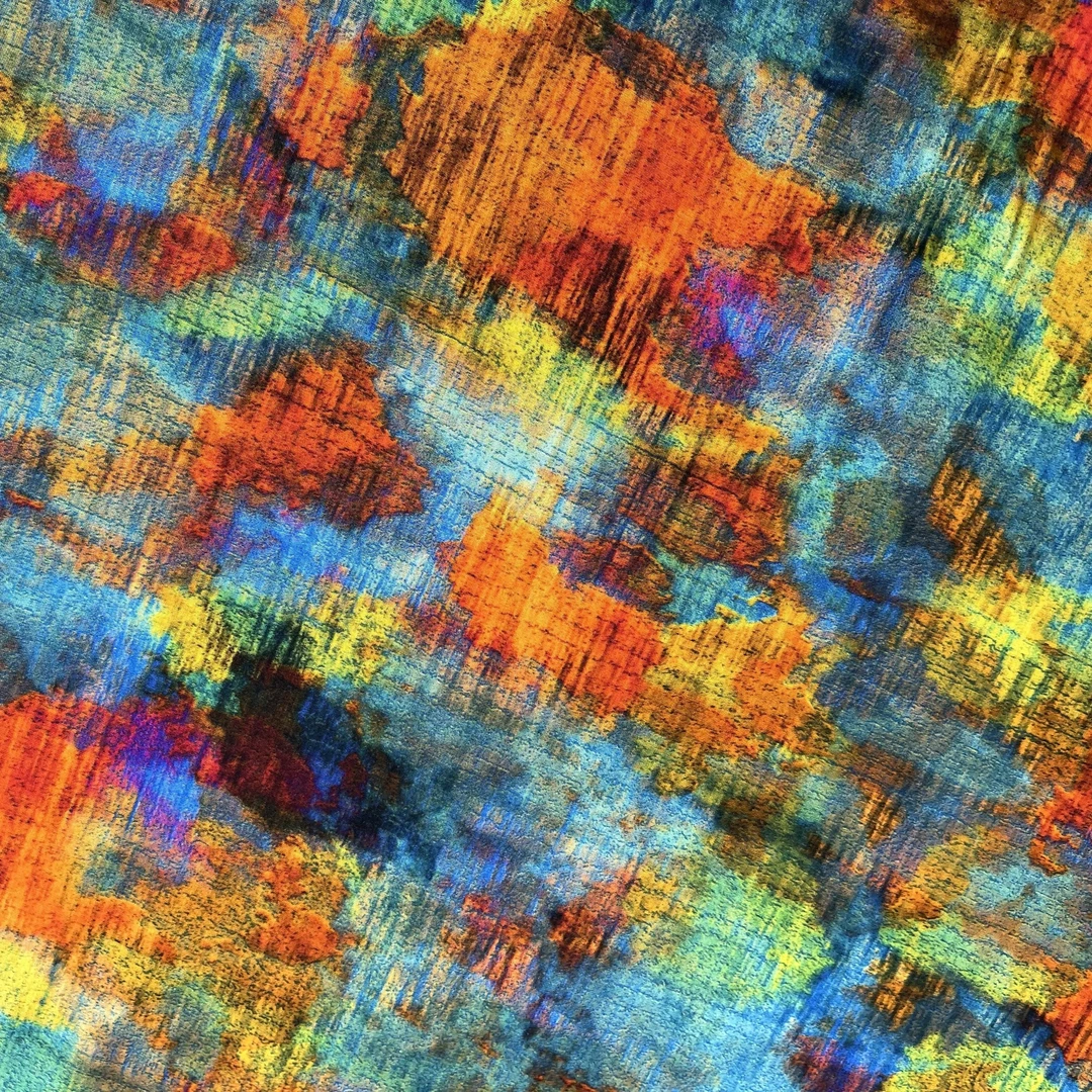 100%棉贡缎！油画！服装面料【两米包邮】棉绸布
