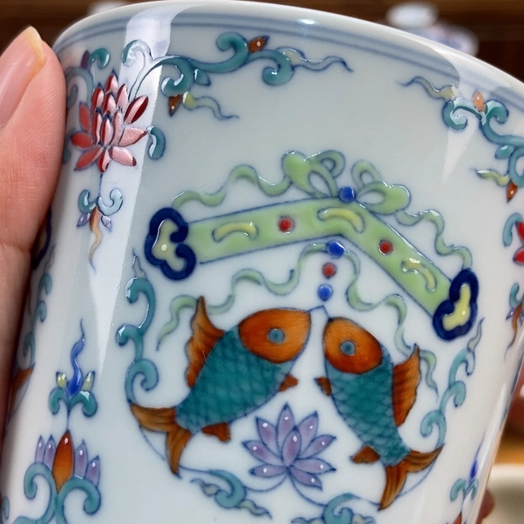 手绘现代茶具非古董