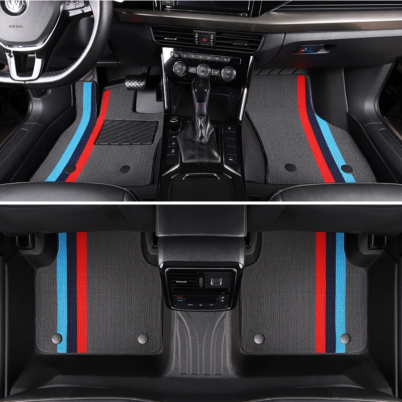 适用于奥德赛GL8E8E9M6艾力绅腾势D9赛那小鹏X9商务TPE汽车脚垫