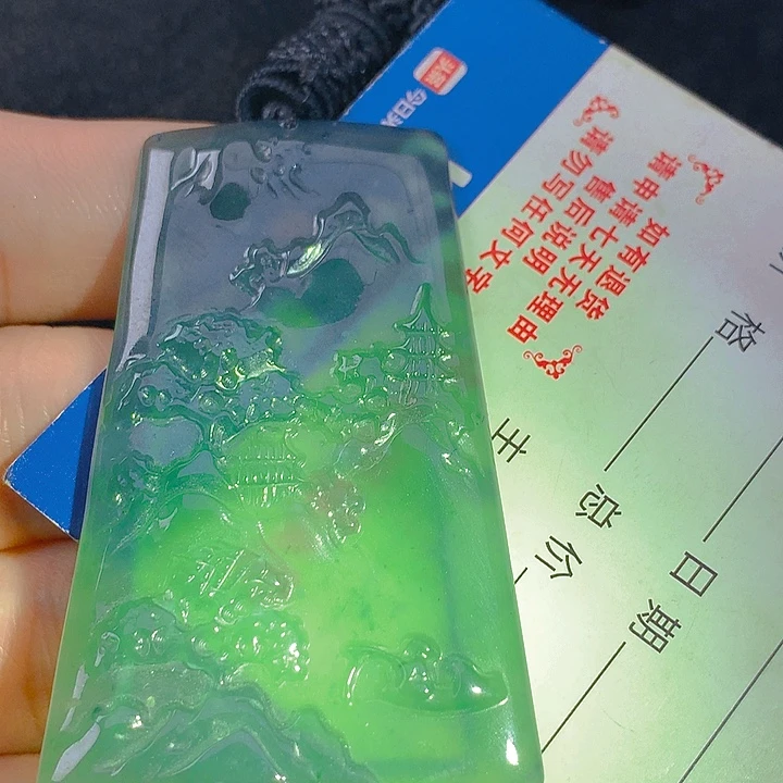颈饰未镶嵌翡翠翡翠