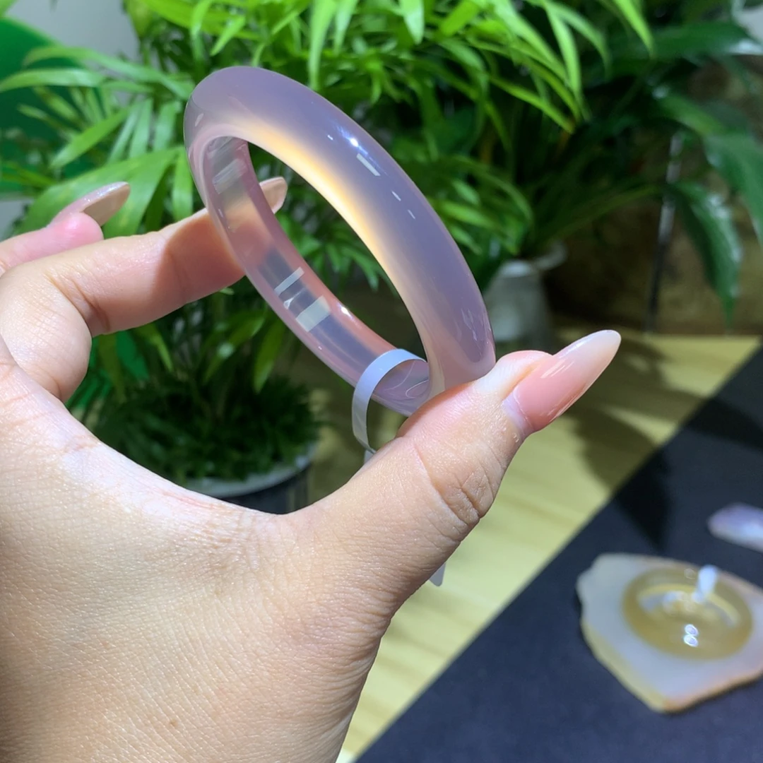 玛瑙/玉髓未镶嵌手镯干枯玫瑰