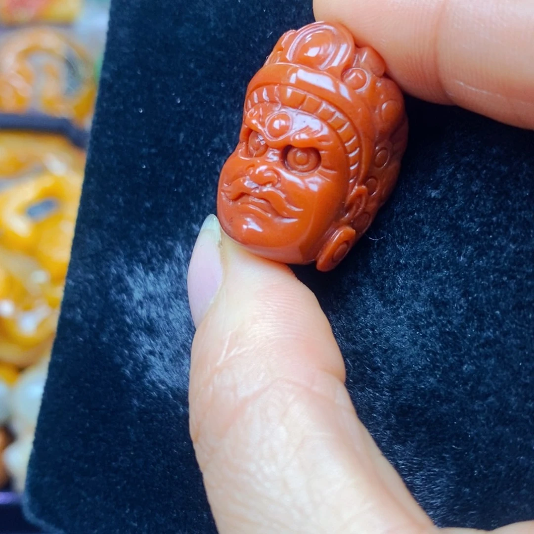 未镶嵌石英质玉（黄龙玉）吊坠(不含链)