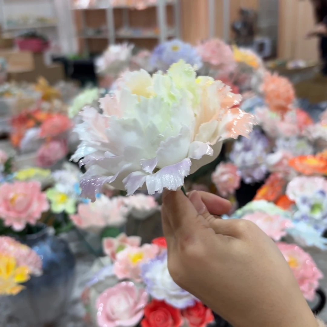 陶瓷花，20元发货，退款拉黑