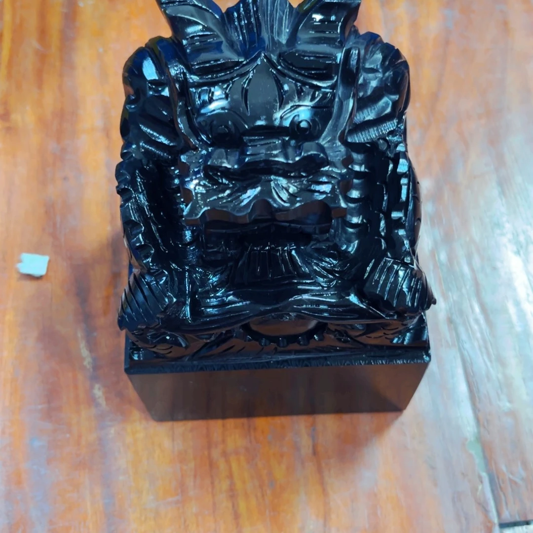 独***醒墨晶石捡漏瑕疵品