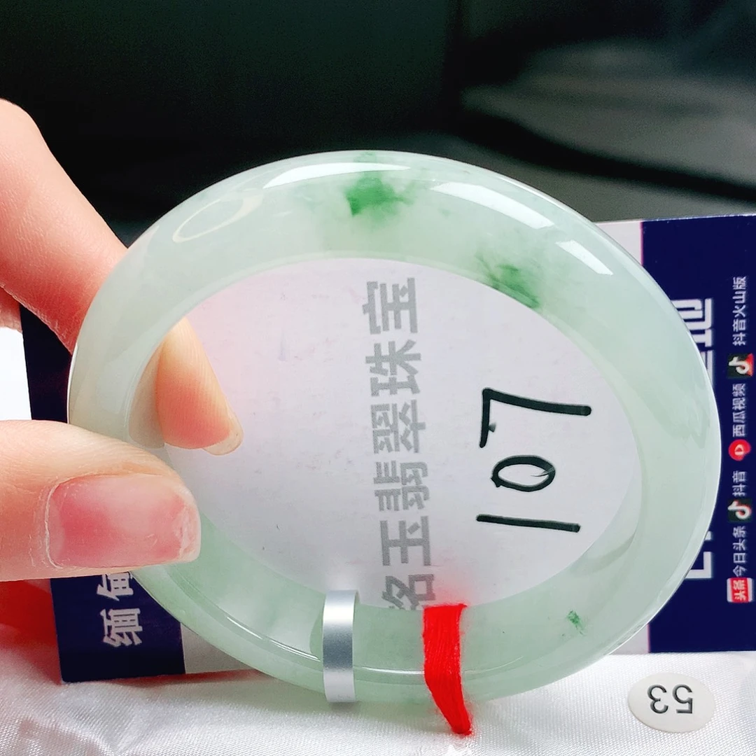 翡翠手镯未镶嵌缅甸天然a货翡翠手镯