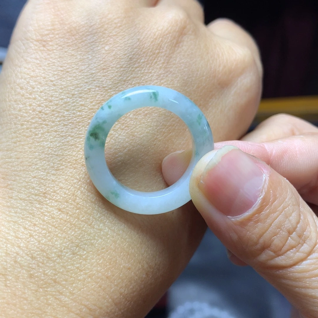 定制翡翠未镶嵌翡翠戒圈21
