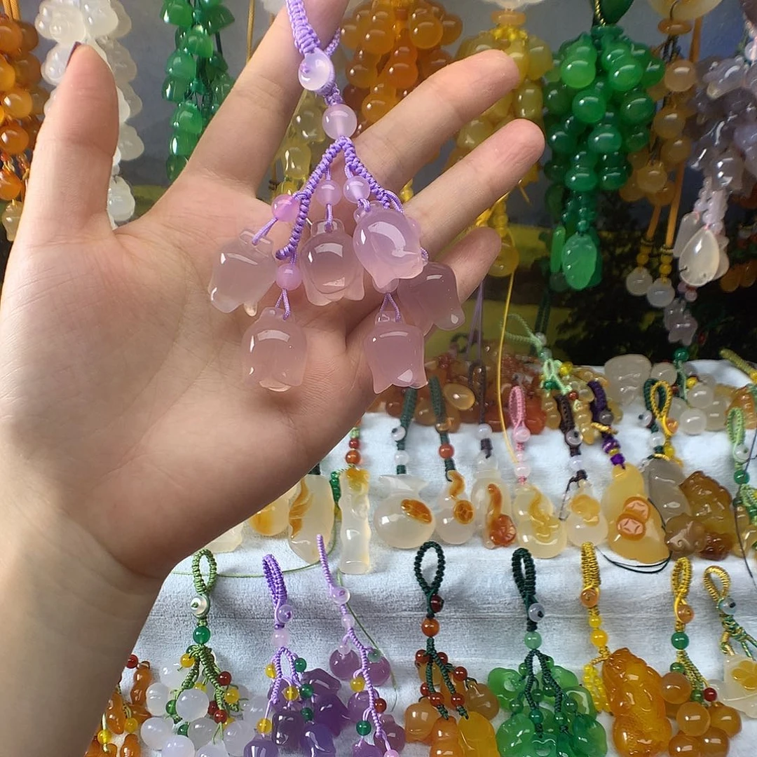 (****玛瑙/玉髓吊坠(不含链)未镶嵌