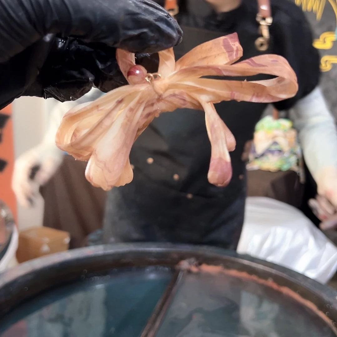 276栀子花抓夹干枯玫瑰