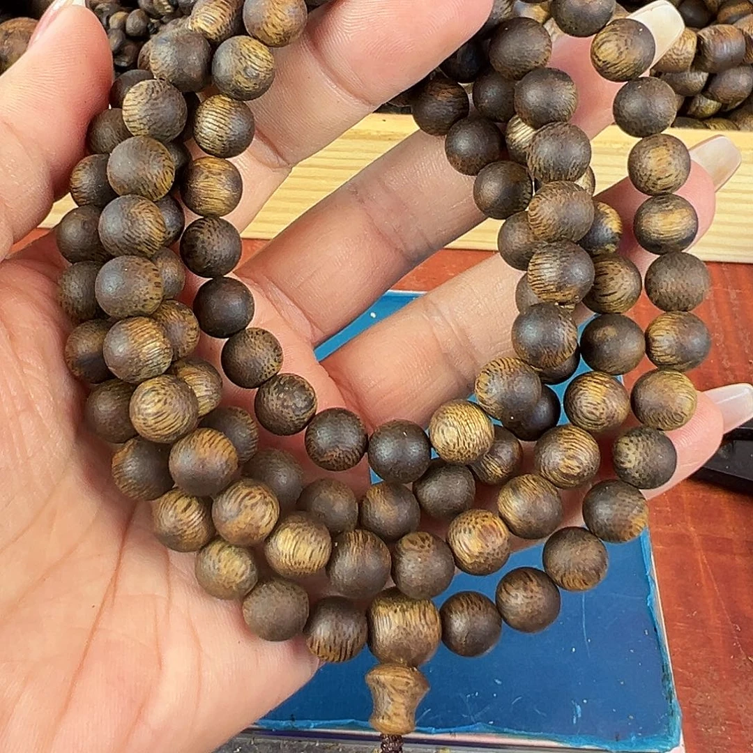 知***乐沉香沉香碎屑卡8圆珠多圈30g沉浮乌身