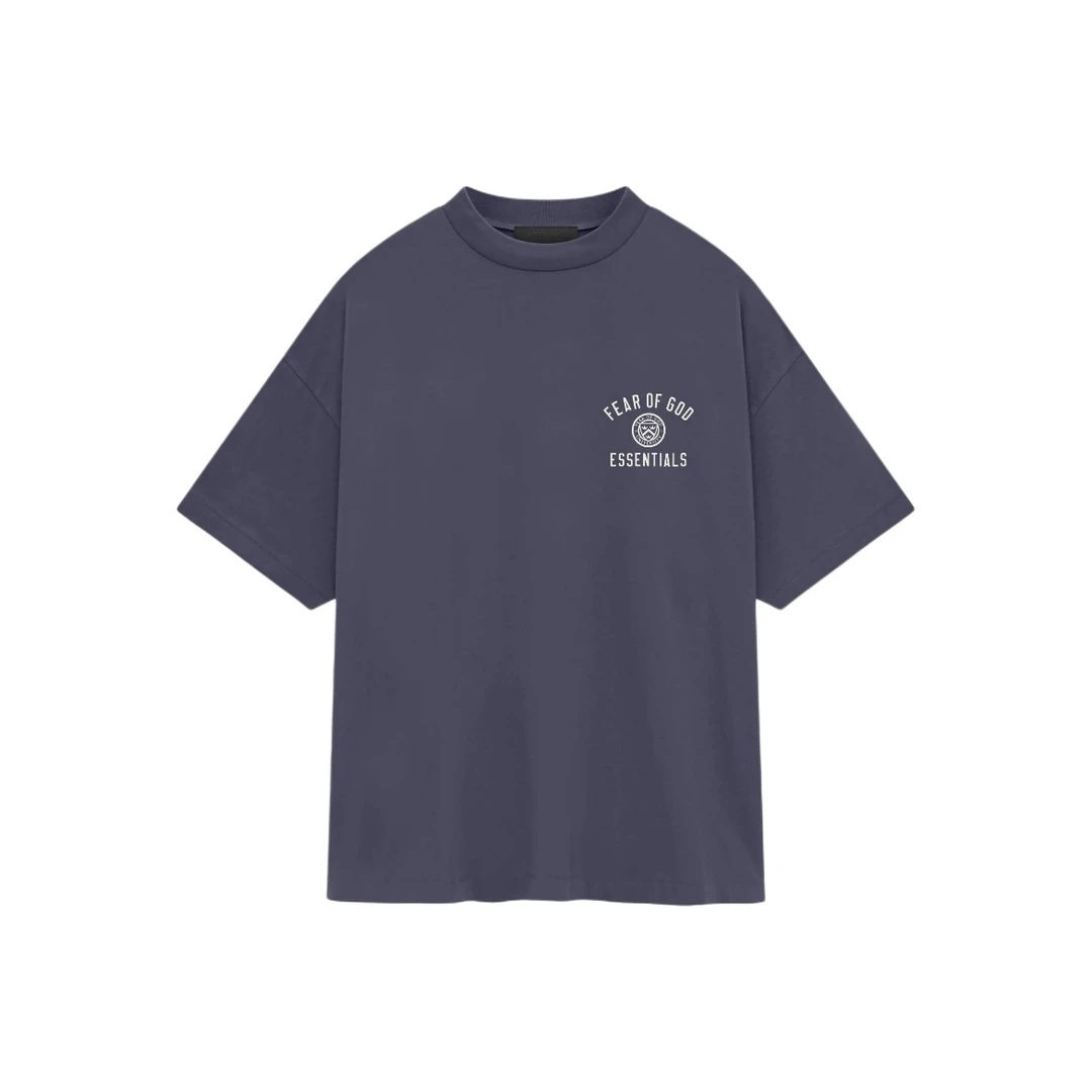 E新款FALL24 HOLIDAY系列圆领短T纯棉宽松情侣百搭