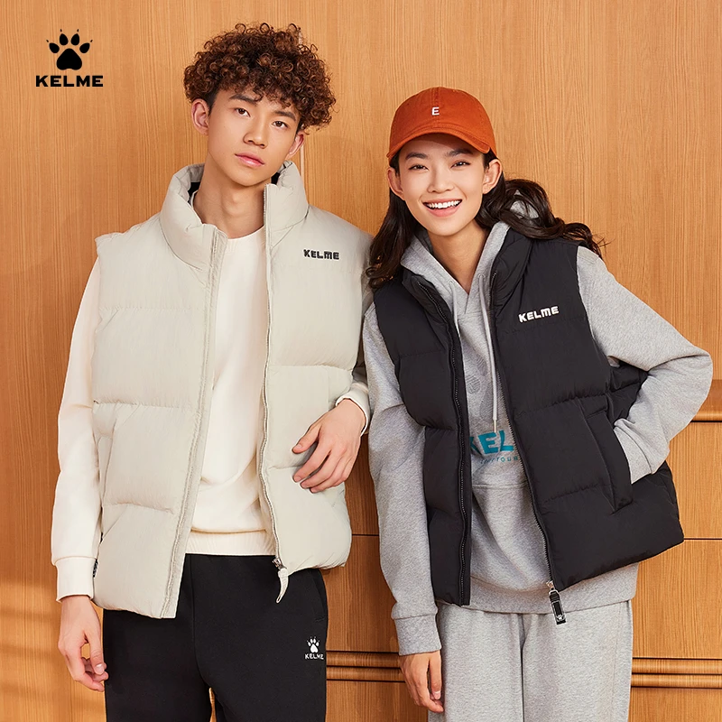 【奶油风】卡尔美新款棉马甲秋冬男士多色女体育生运动LIFESTYLE