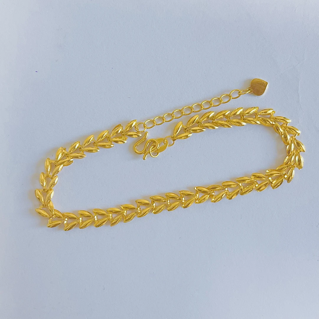 水贝柜台现货黄金麦穗S足金999财富金条悦己好物