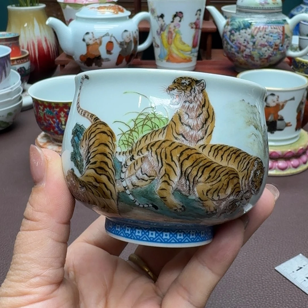 瓷片景德镇仿古手工制作精品展示