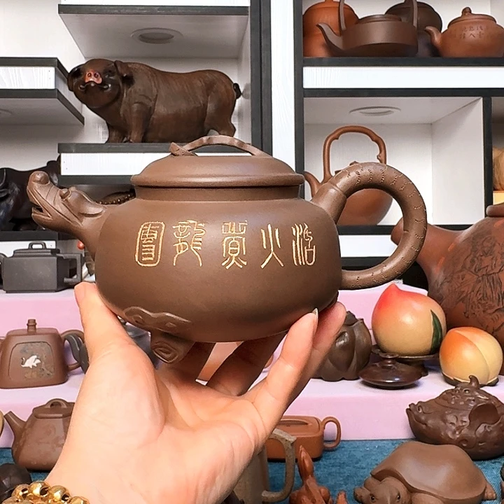 奋***斗茶壶紫砂宜兴紫砂工艺