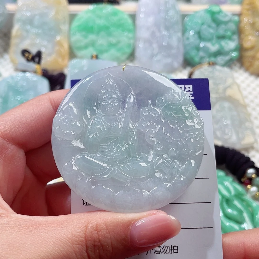 颈饰未镶嵌翡翠文殊