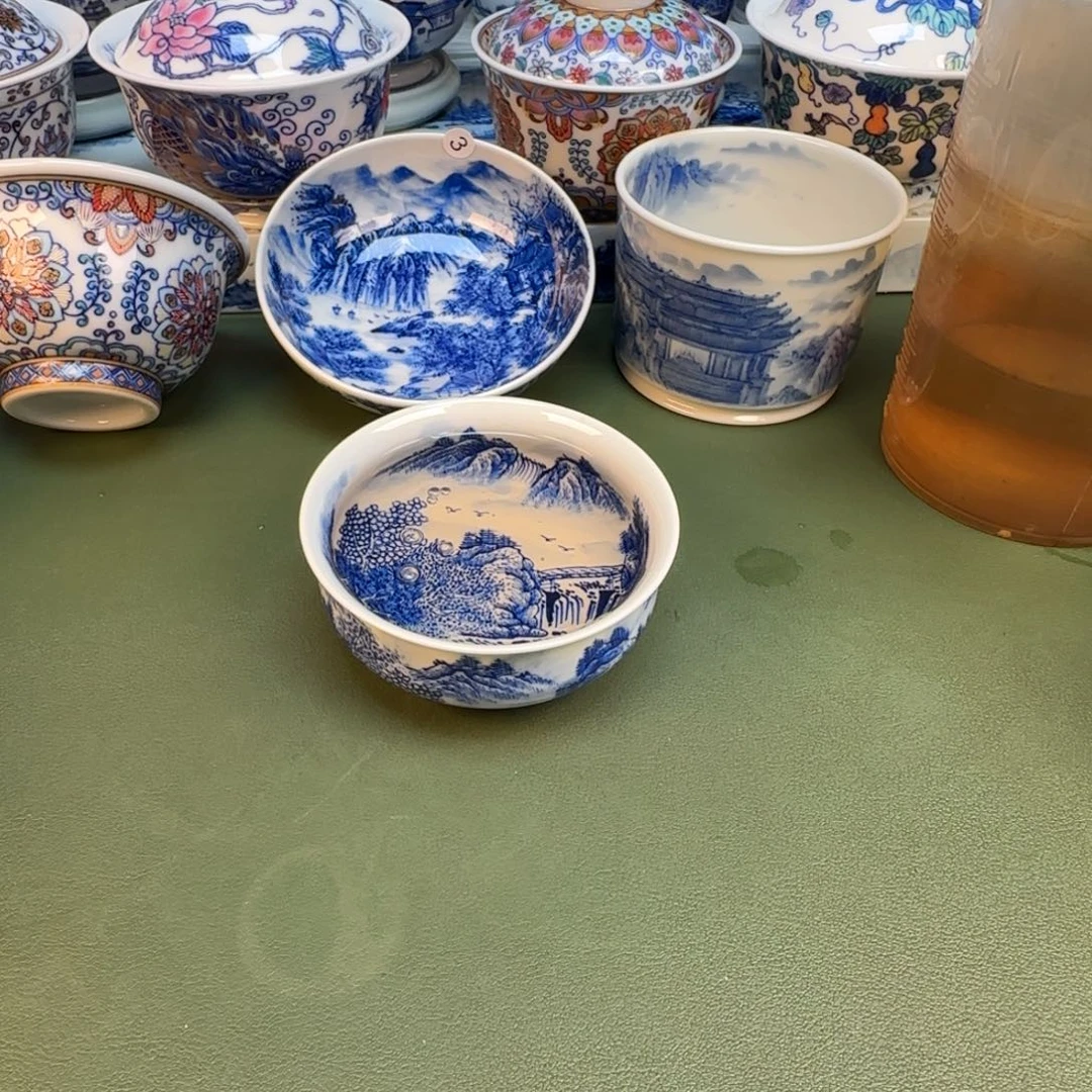 纯手工纯手绘茶具石头18