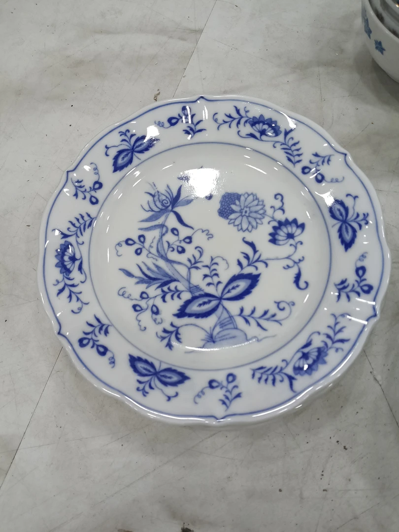梅森碟子，碟子。(微瑕)19.5cm