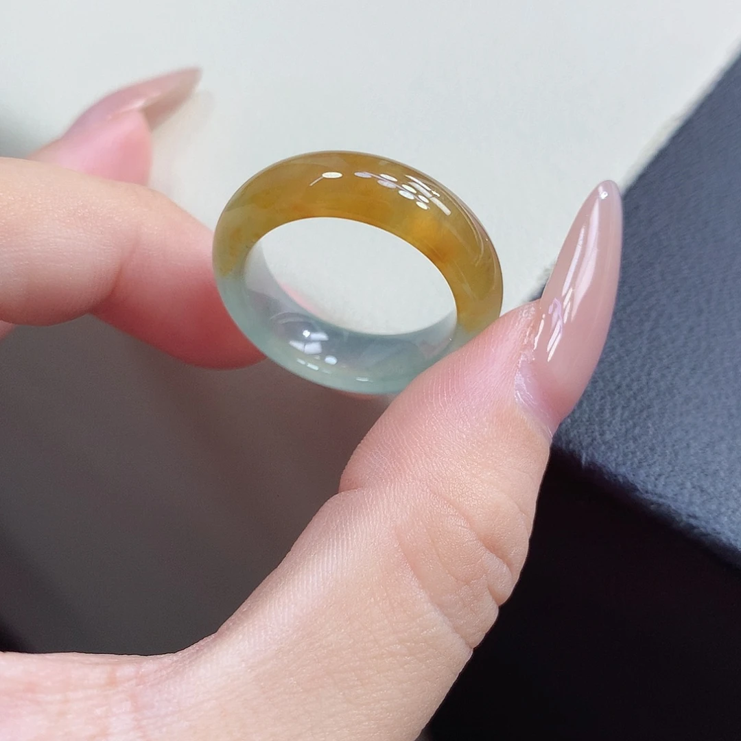 翡翠未镶嵌戒指19号