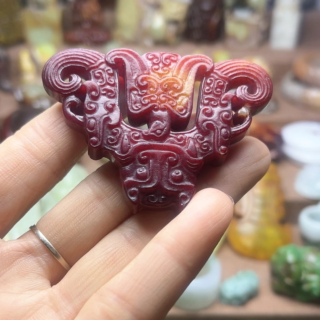 白玉菩提吊坠67。。